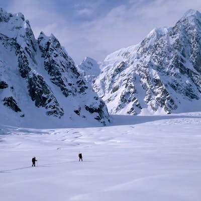 Ski Touring in the Ruth Amphitheater