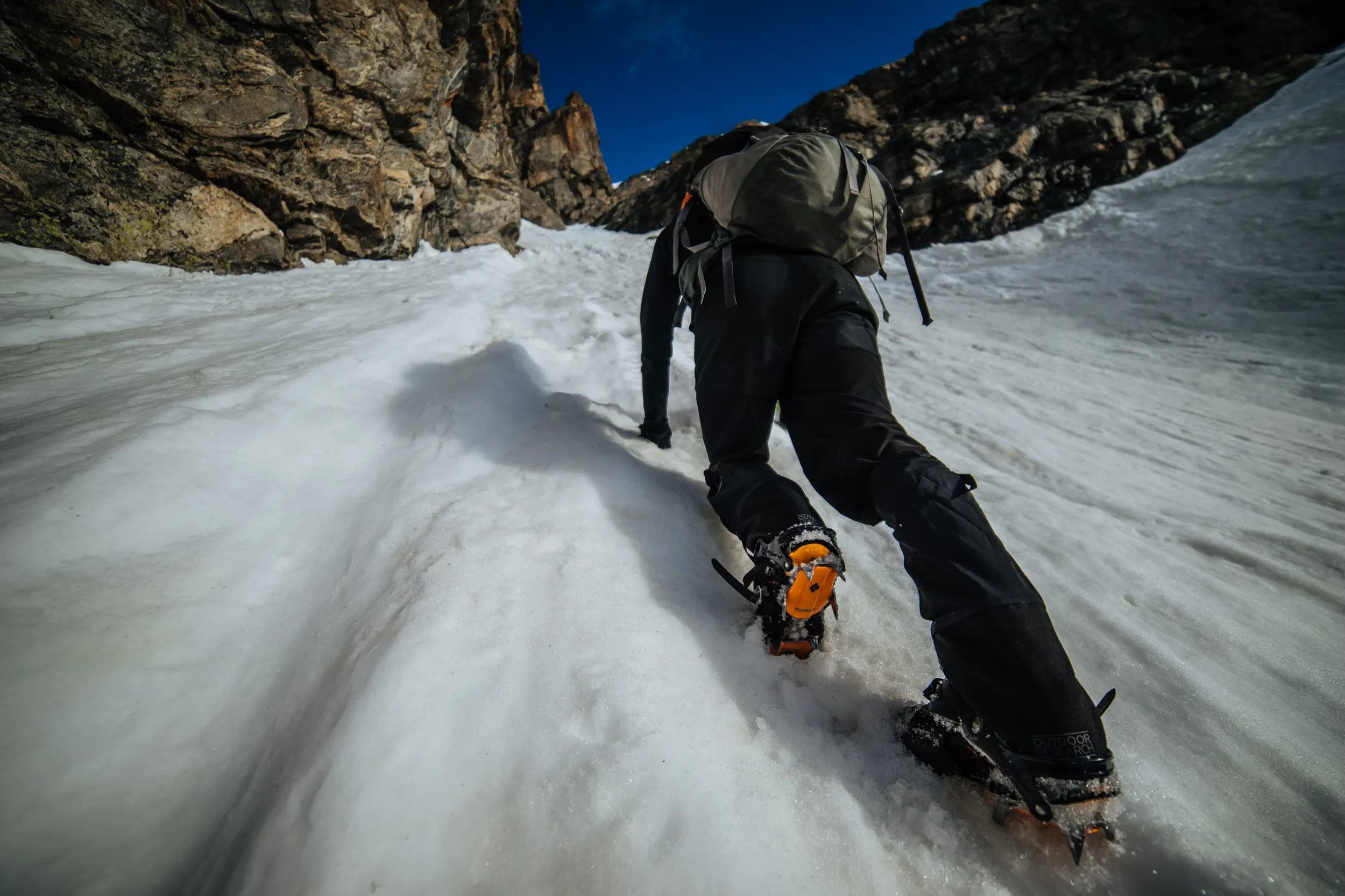 Dragon's Tail Couloir Climb