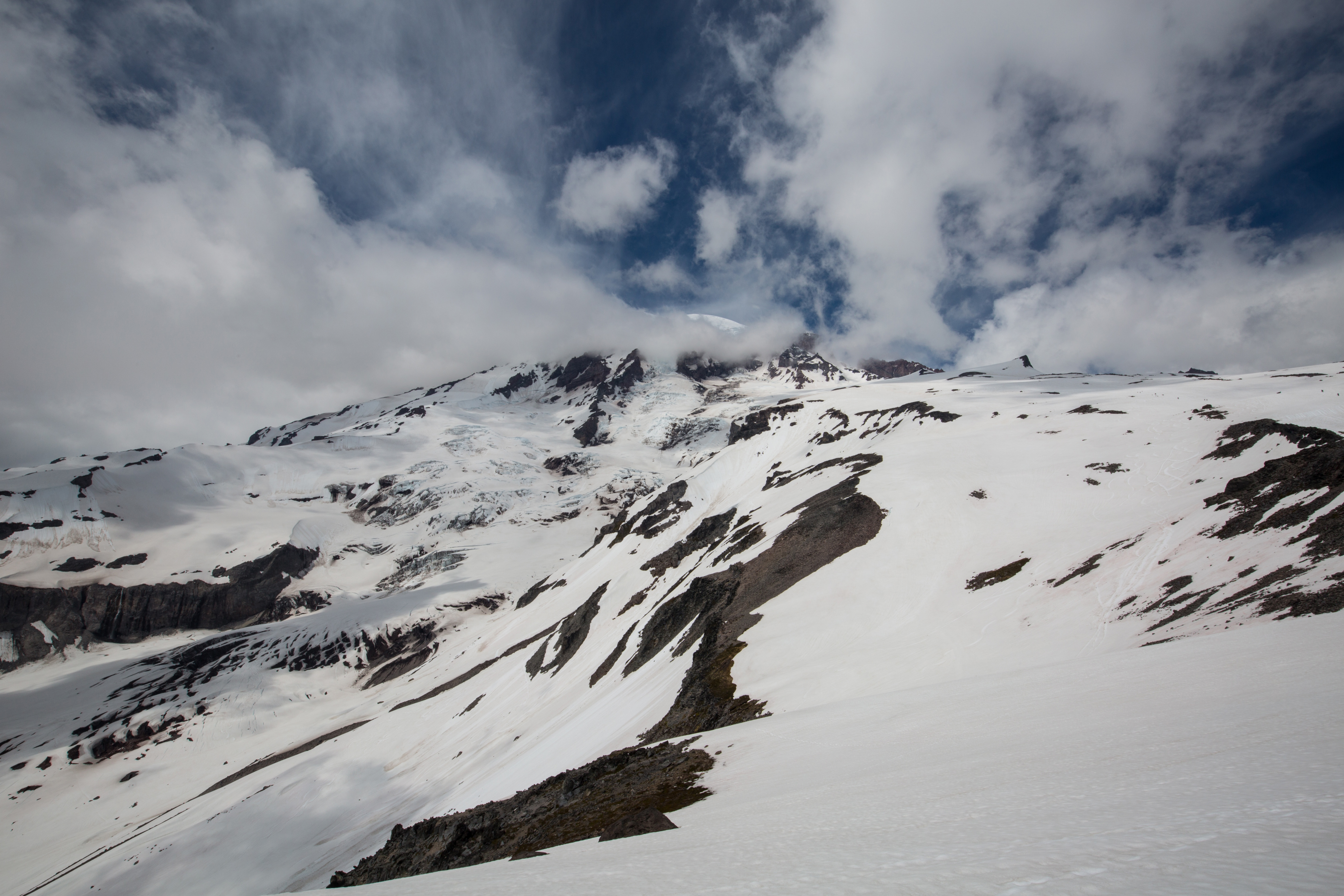 Ski Tour the Muir Snow Field, Ashford, Washington