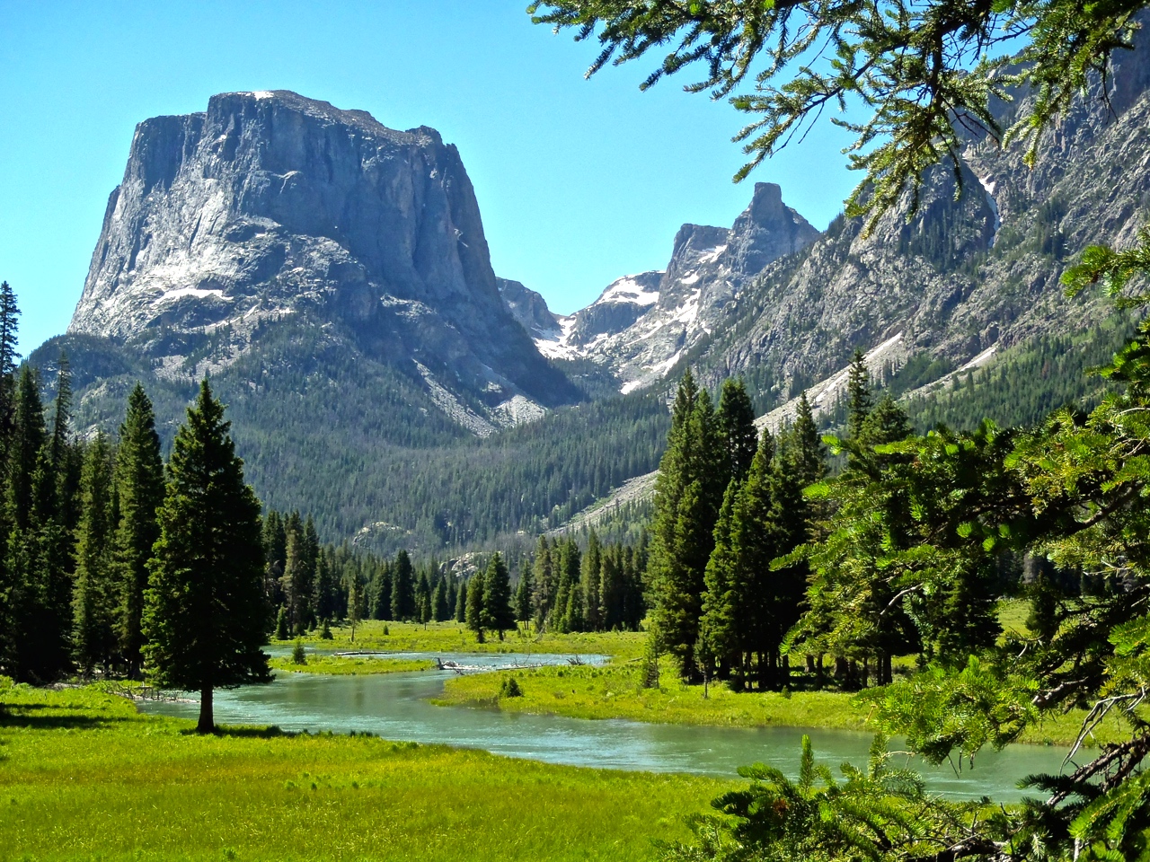 Backpack Square Top Mountain , Cora, Wyoming