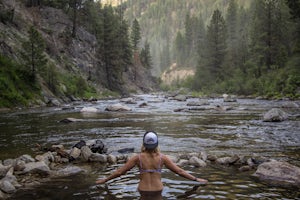 Camp at Rocky Canyon Hot Springs 