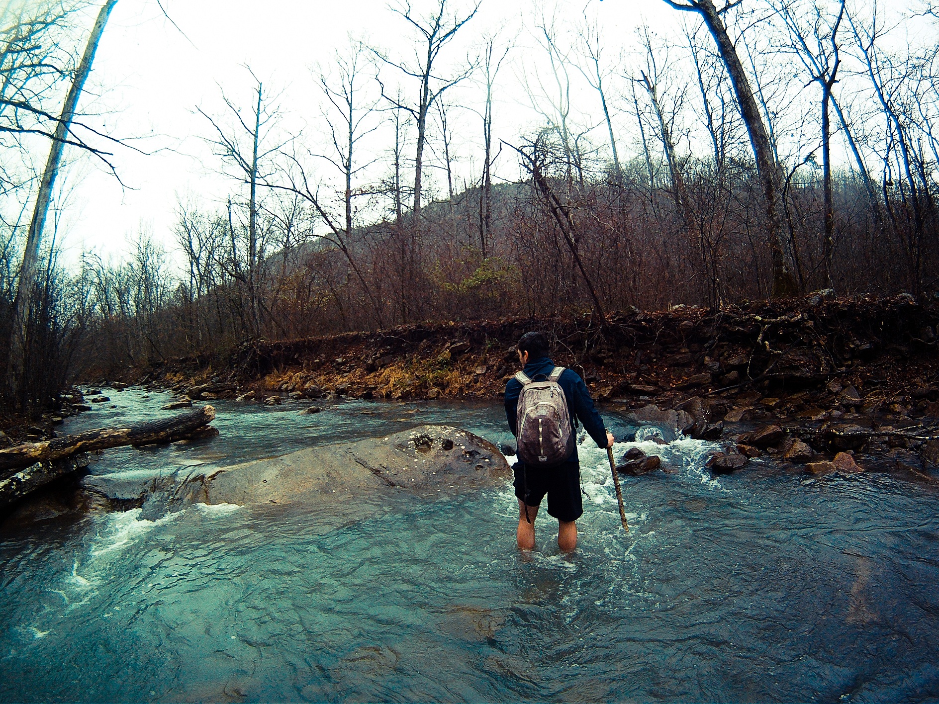 Backpack along Hurricane Creek 