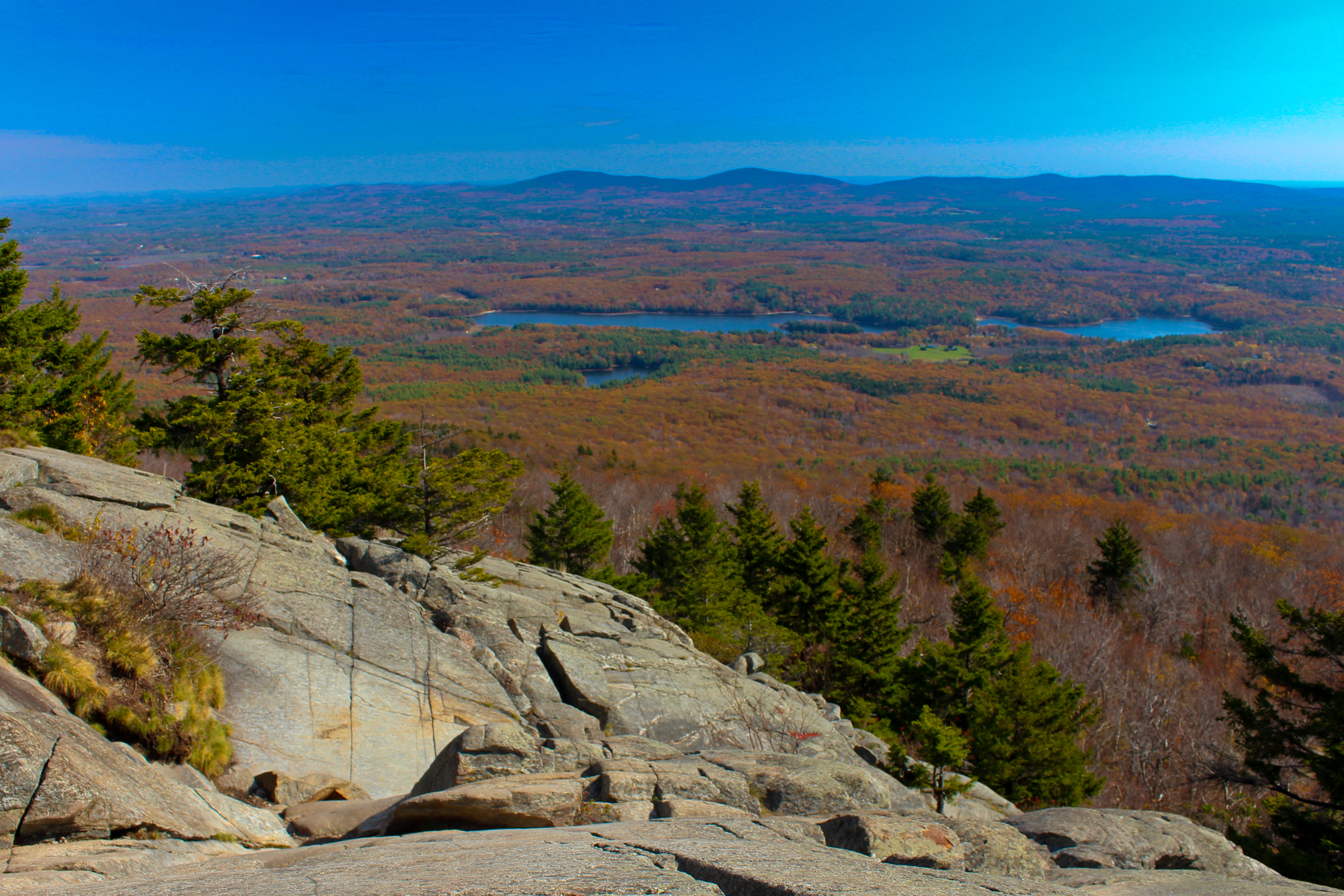 Hike To The Summit Of Mount Monadnock, Jaffrey, New Hampshire