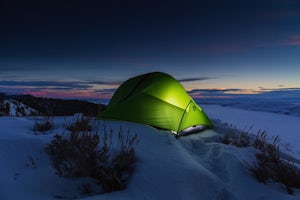 Winter Camping at Fremont Lake Overlook