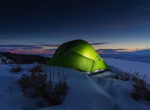Winter Camping at Fremont Lake Overlook