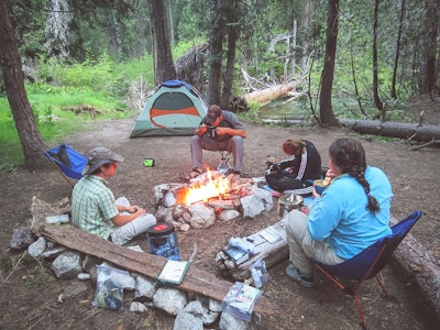 Backpack the Stuart Fork Trail to Emerald and Sapphire Lakes, Cherry Flat