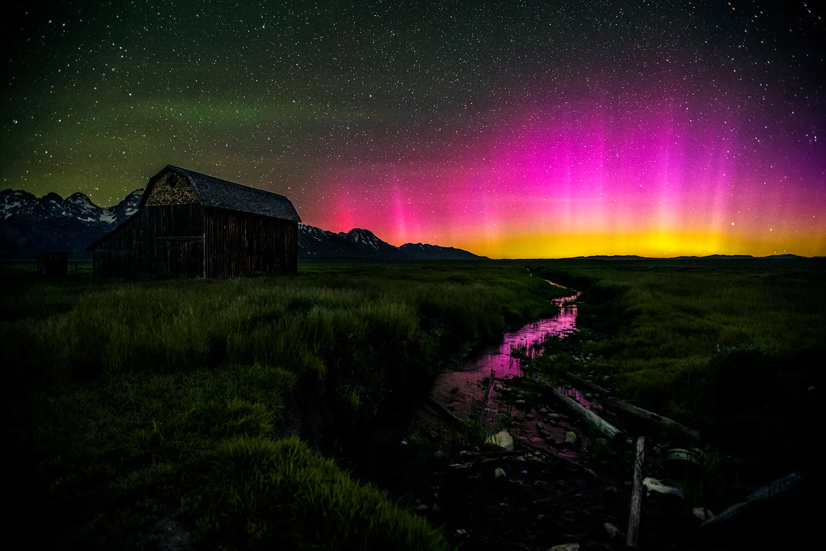 Night Photography at Mormon Row