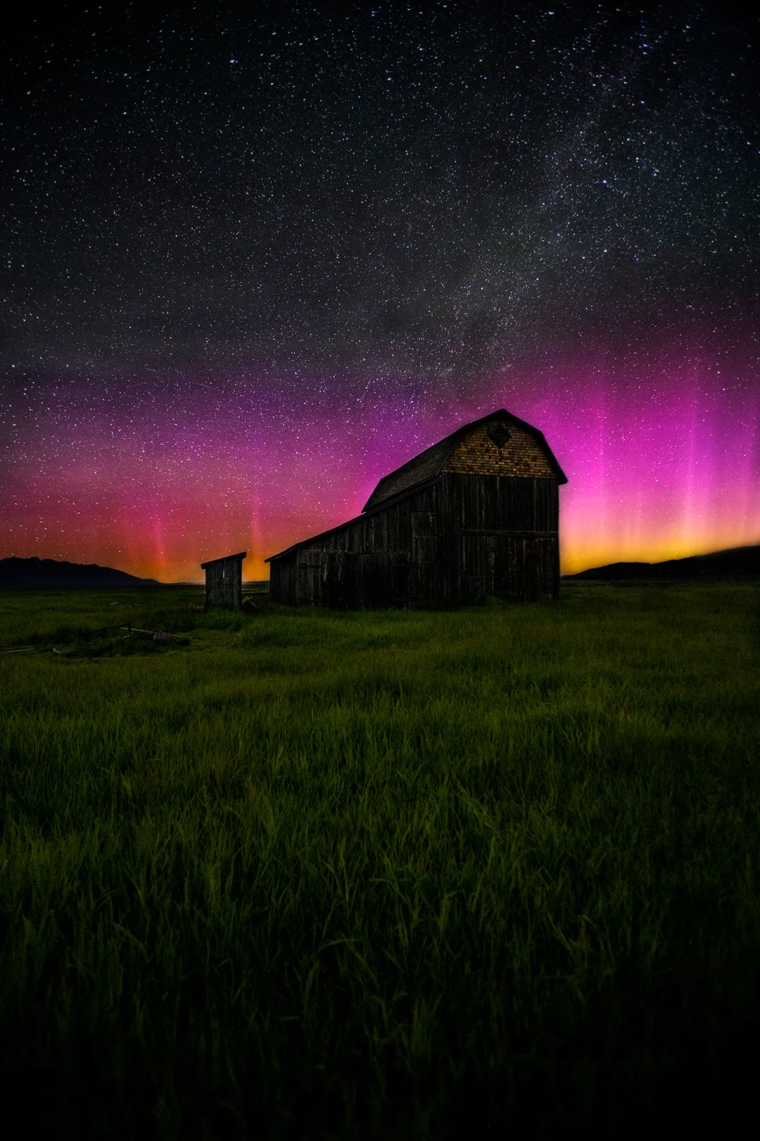 Night Photography at Mormon Row
