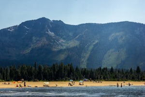 Chillin at Lake Tahoe's Kiva Beach