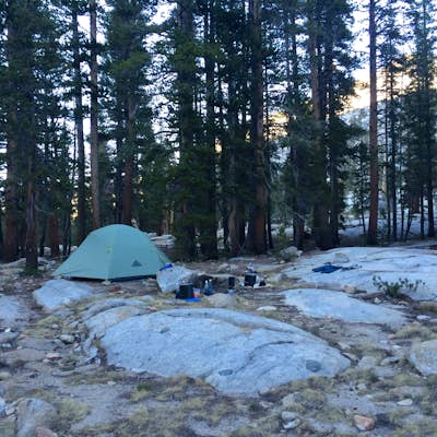 John Muir Trail: Camping at Bear Creek