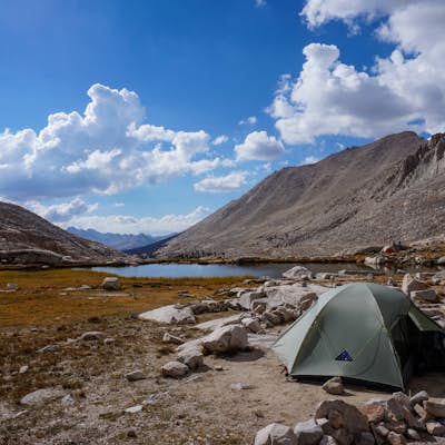 John Muir Trail: Camping Above Guitar Lake