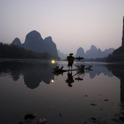 Explore the Li River with Cormorant Fishermen