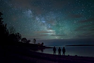 View the Milky Way at Curtis Cove Beach