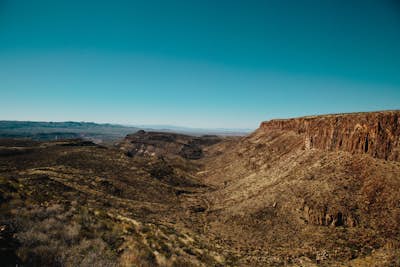 Hike to the Upper Guale Mesa in Big Bend Ranch State Park