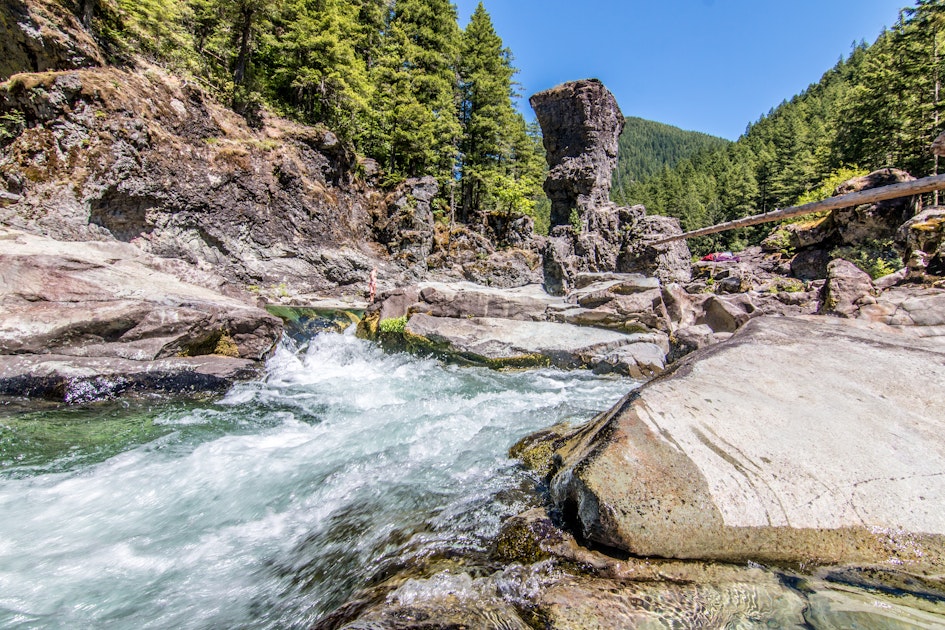 Swim at Three Pools, Oregon