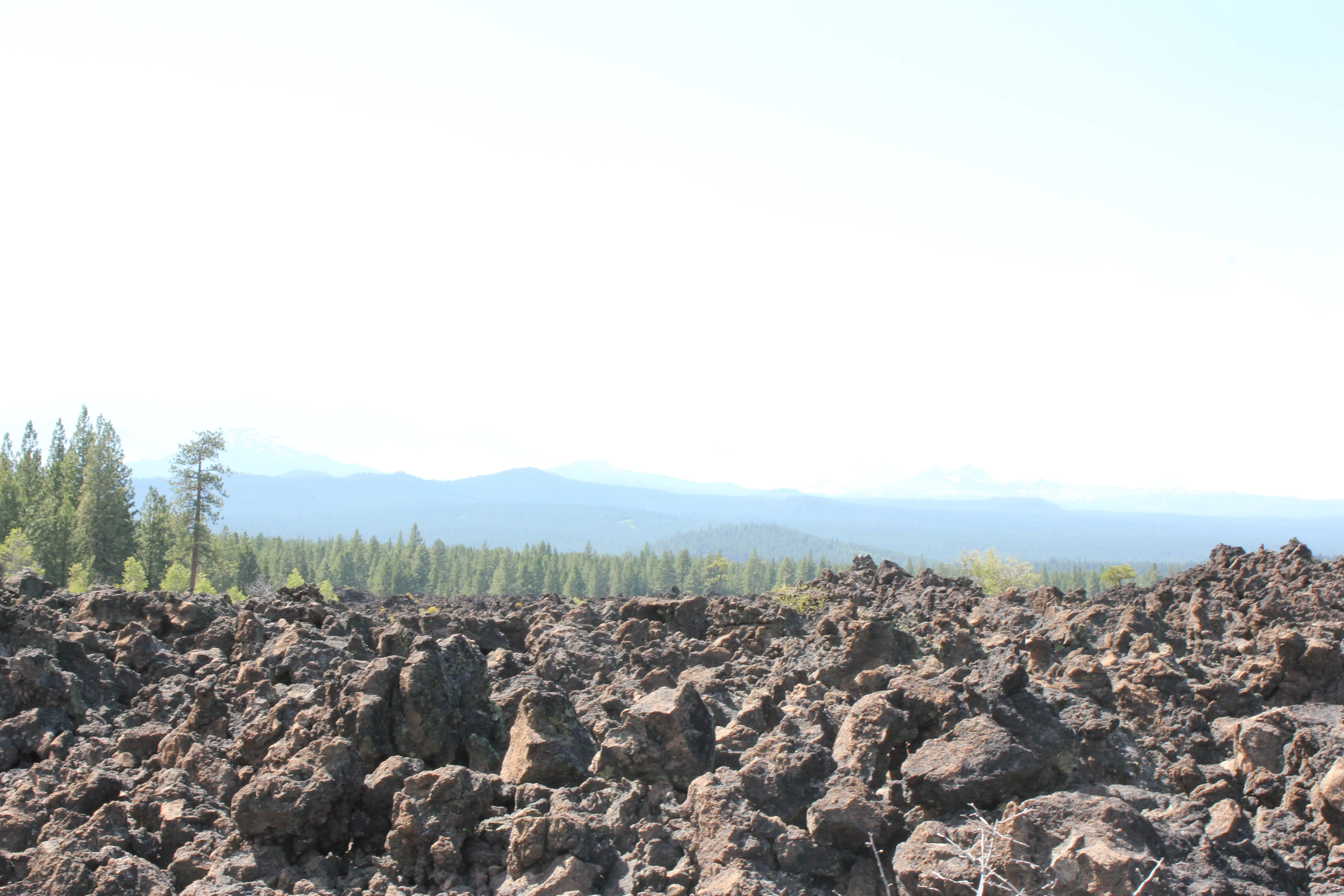 Mountain Bike Lava Lands Blackrock Trail to Benham Falls