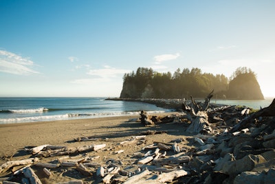 Camp at First Beach, First Beach, La Push