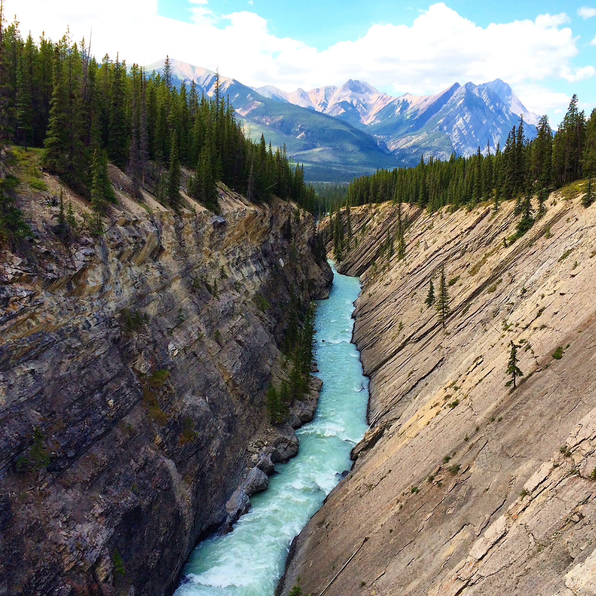Camp at Upper Siffleur Falls