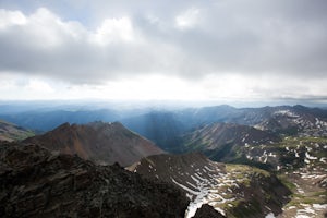 Castle Peak and Conundrum Peak