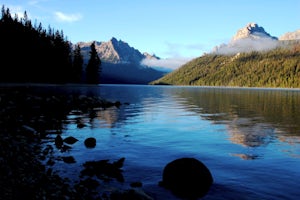 Camp at Redfish Lake 