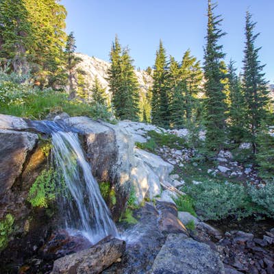 Backpack to the "Waterfall Camp" in Desolation Wilderness