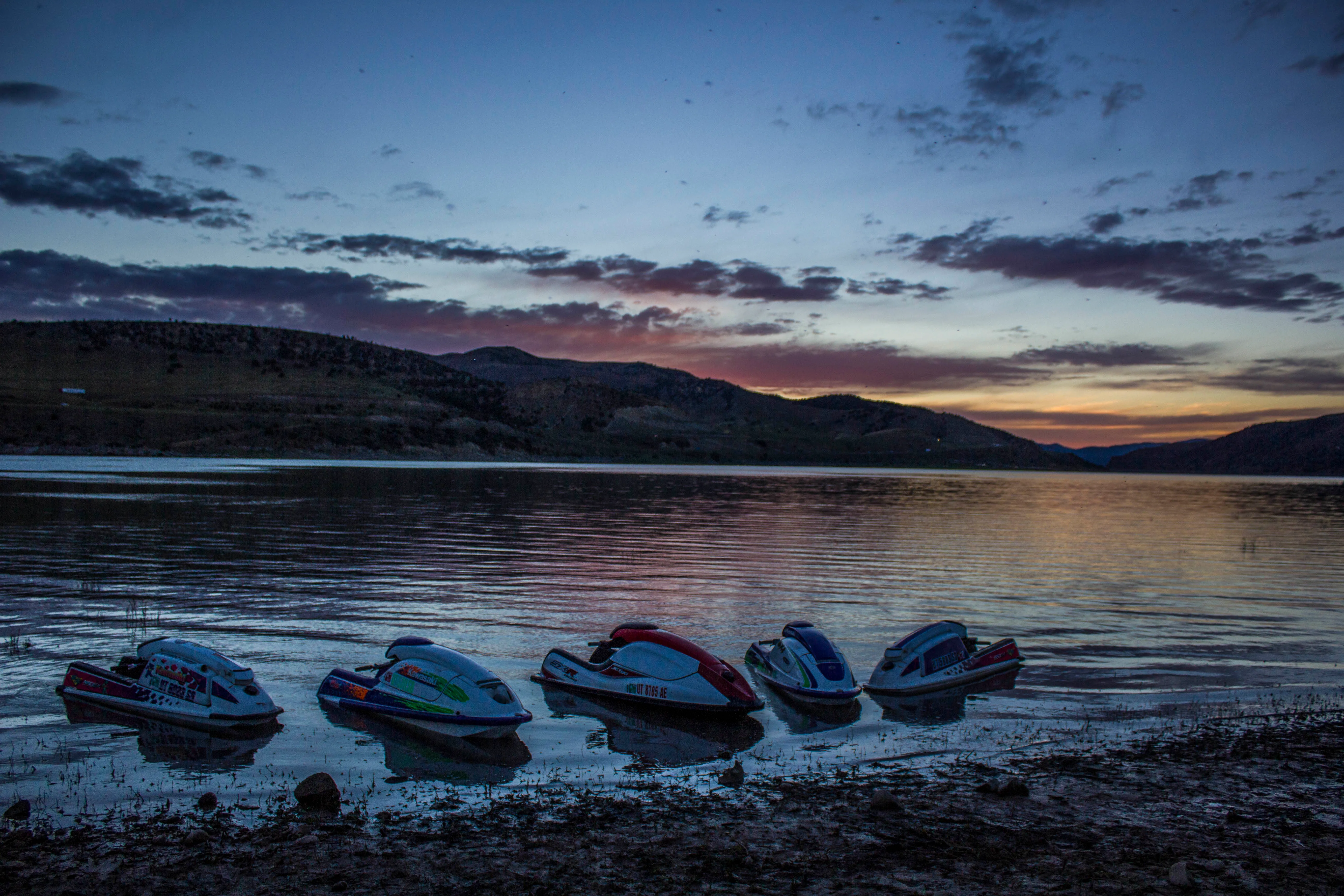 Camp at Echo Reservoir 