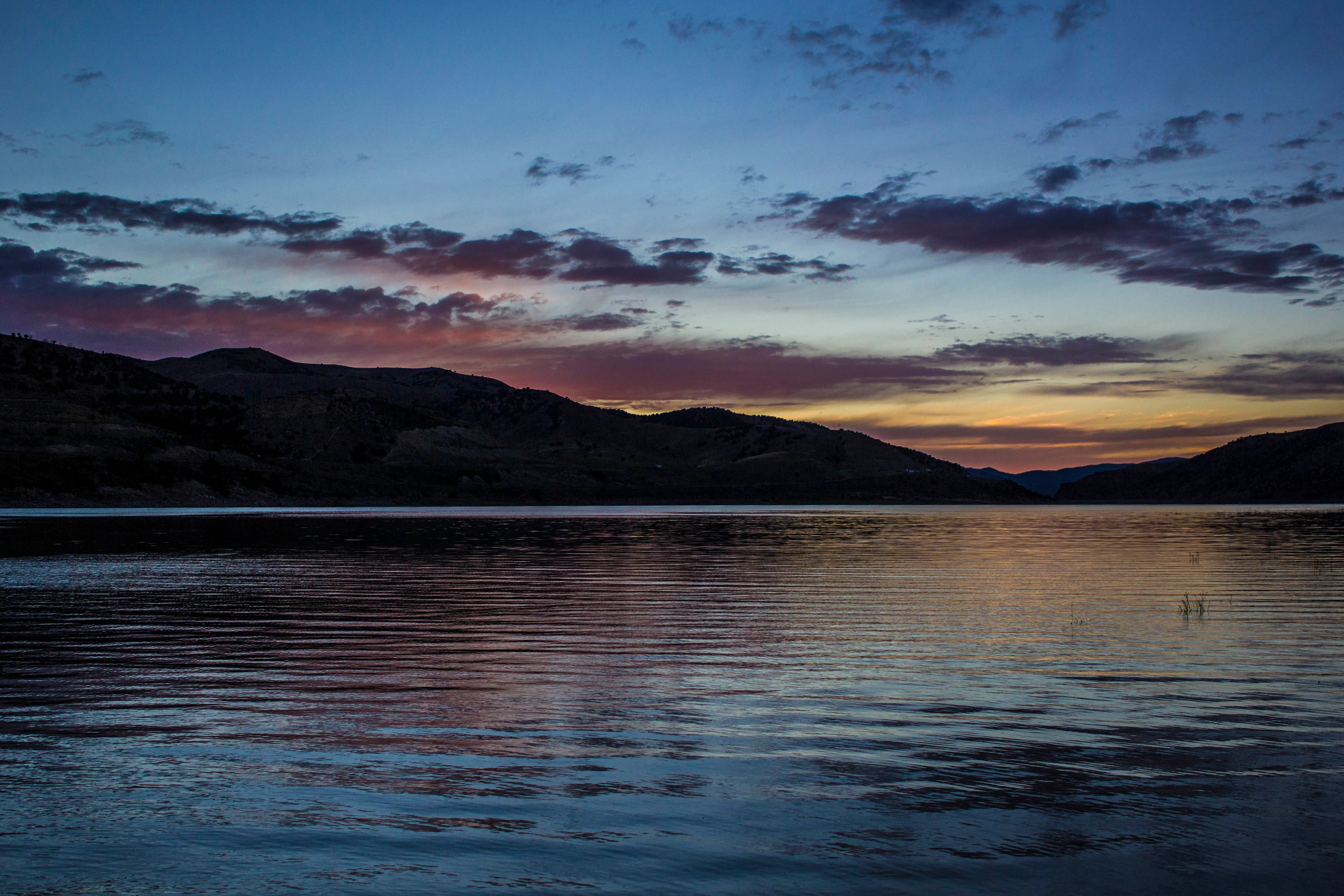 Camp at Echo Reservoir 
