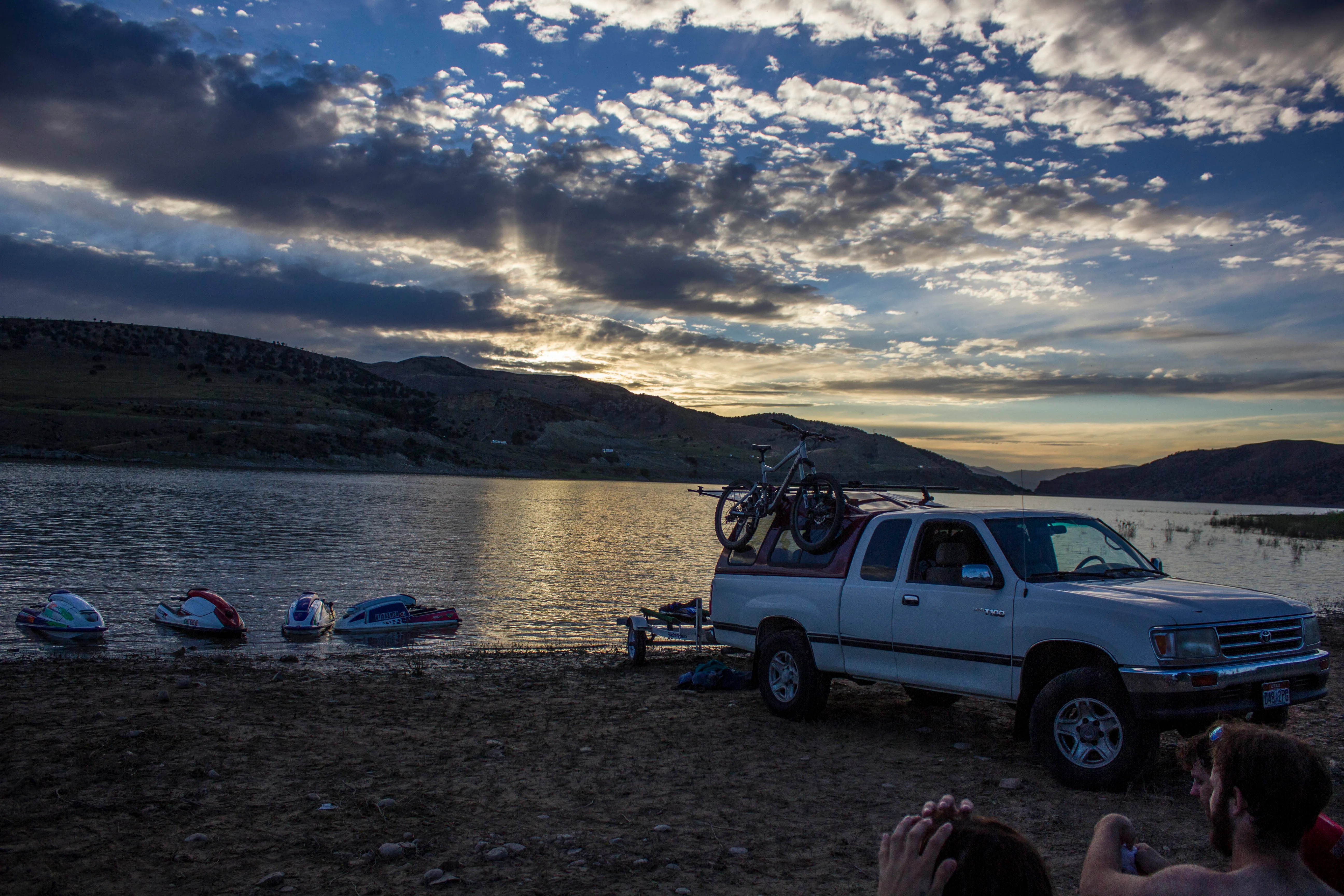Camp at Echo Reservoir 