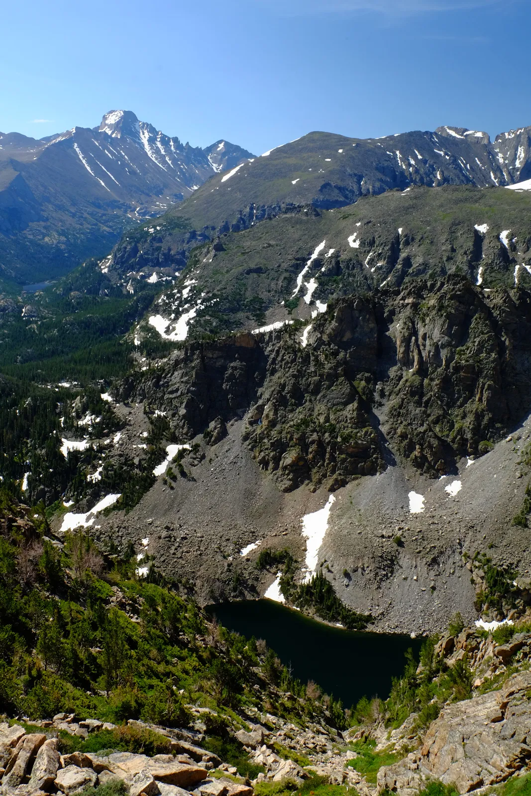Flattop Mountain and Hallett Peak
