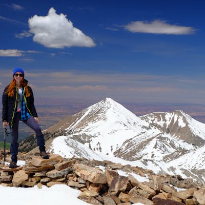 Climbing the La Sal Mountains of Utah