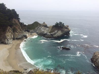 Day Trip to Big Sur, CA: McWay Falls & Purple Sands of Pfeiffer Beach