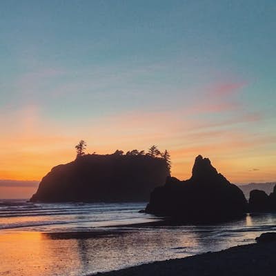 Photograph the Sunset at Ruby Beach, WA