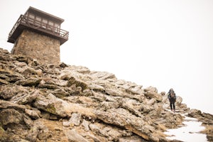 Snowshoe to Squaw Mountain Fire Lookout