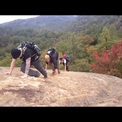 Hike Red River Gorge: Indian Staircase and Indian Arches 