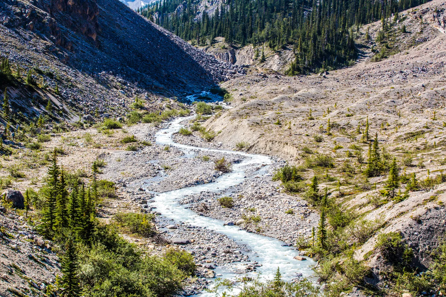 Hike to Bow Glacier Falls 