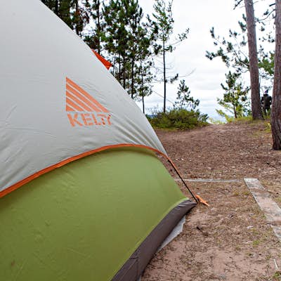 Camp on Stockton Island