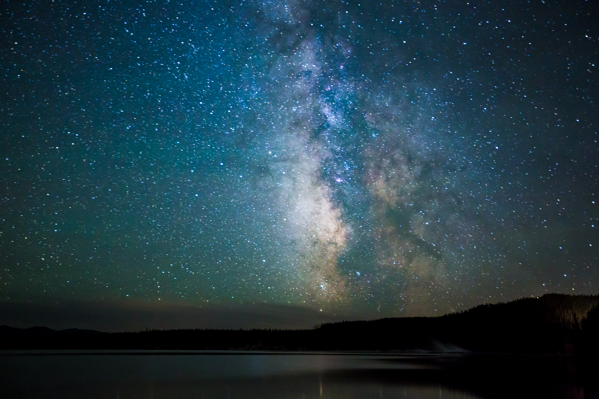 Photograph the Milky Way over Yellowstone Lake, Yellowstone National