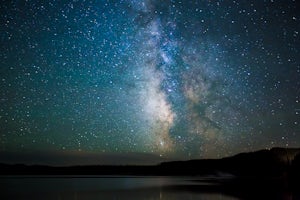 Photograph the Milky Way over Yellowstone Lake