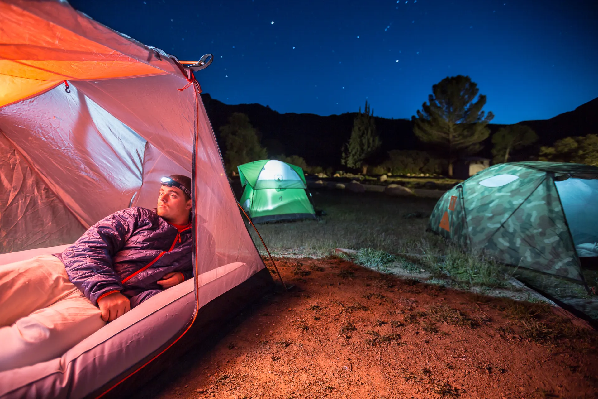 Camp at Rose Valley