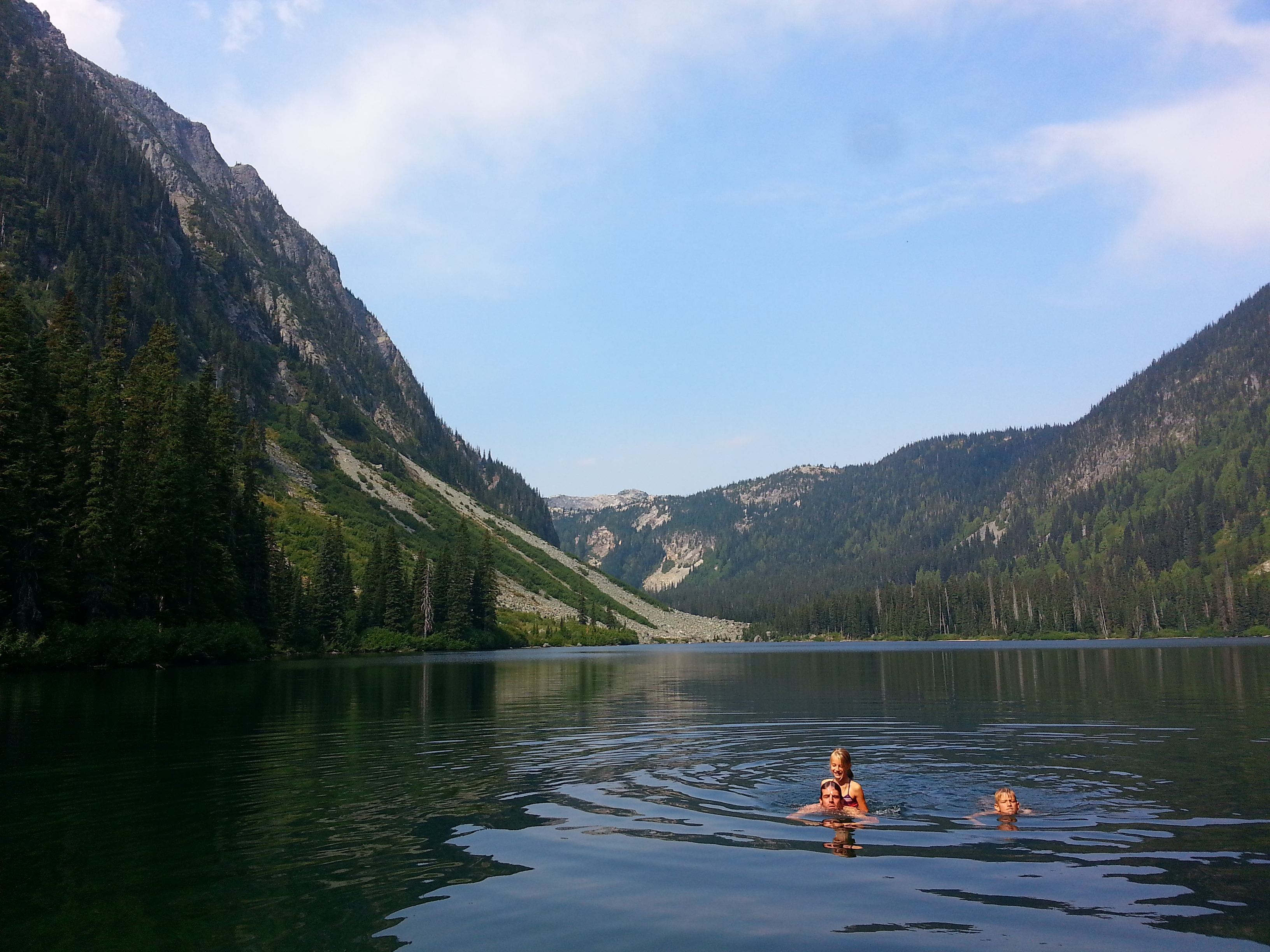 Hike & Swim at Falls Lake, BC