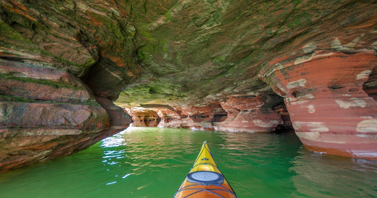 Sand Lake Auto >> Kayak to the Sand Island Sea Caves, Little Sand Bay Campground Sand Lake Auto >> Kayak to the Sand Island Sea Caves, Little Sand Bay Campground