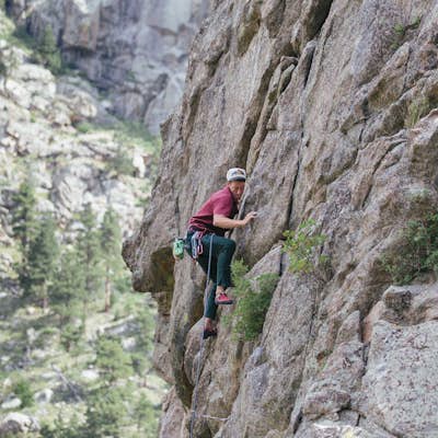 Climb in Boulder Canyon