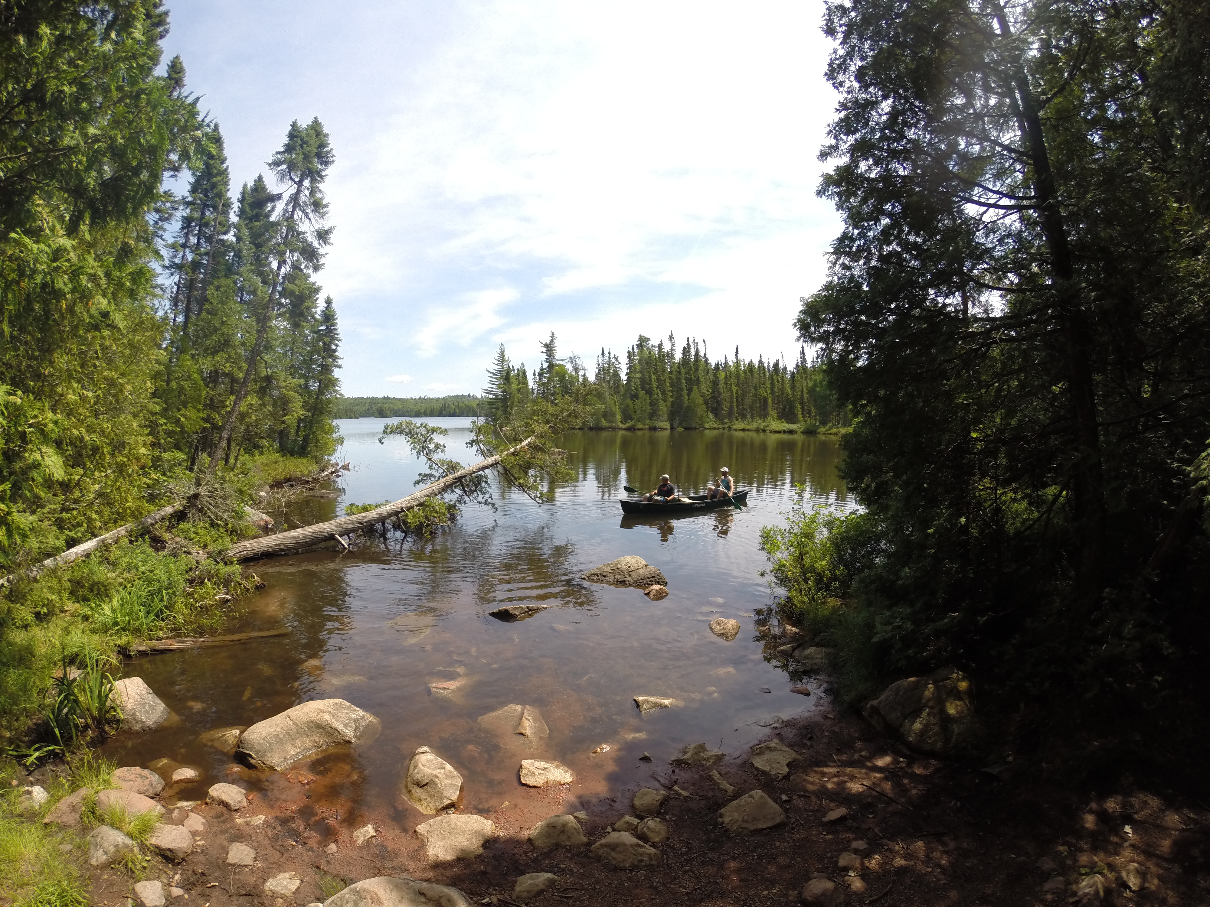 Cliff Jump at Beth Lake in the BWCA