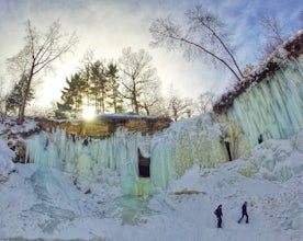 Explore Frozen Minnehaha Falls