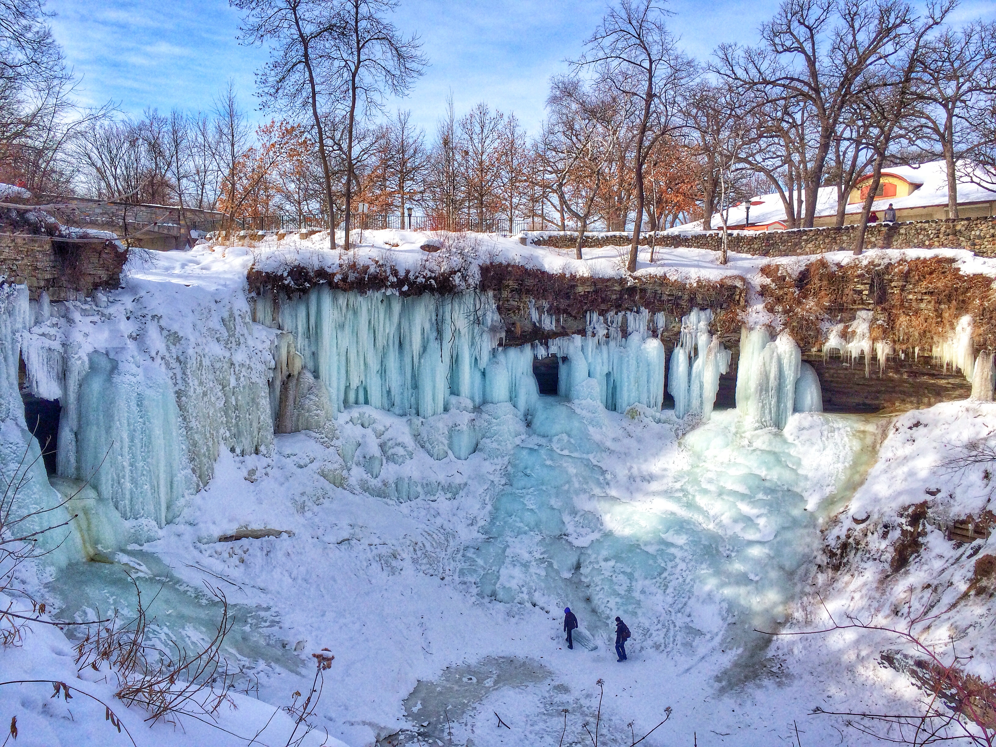 Explore Frozen Minnehaha Falls