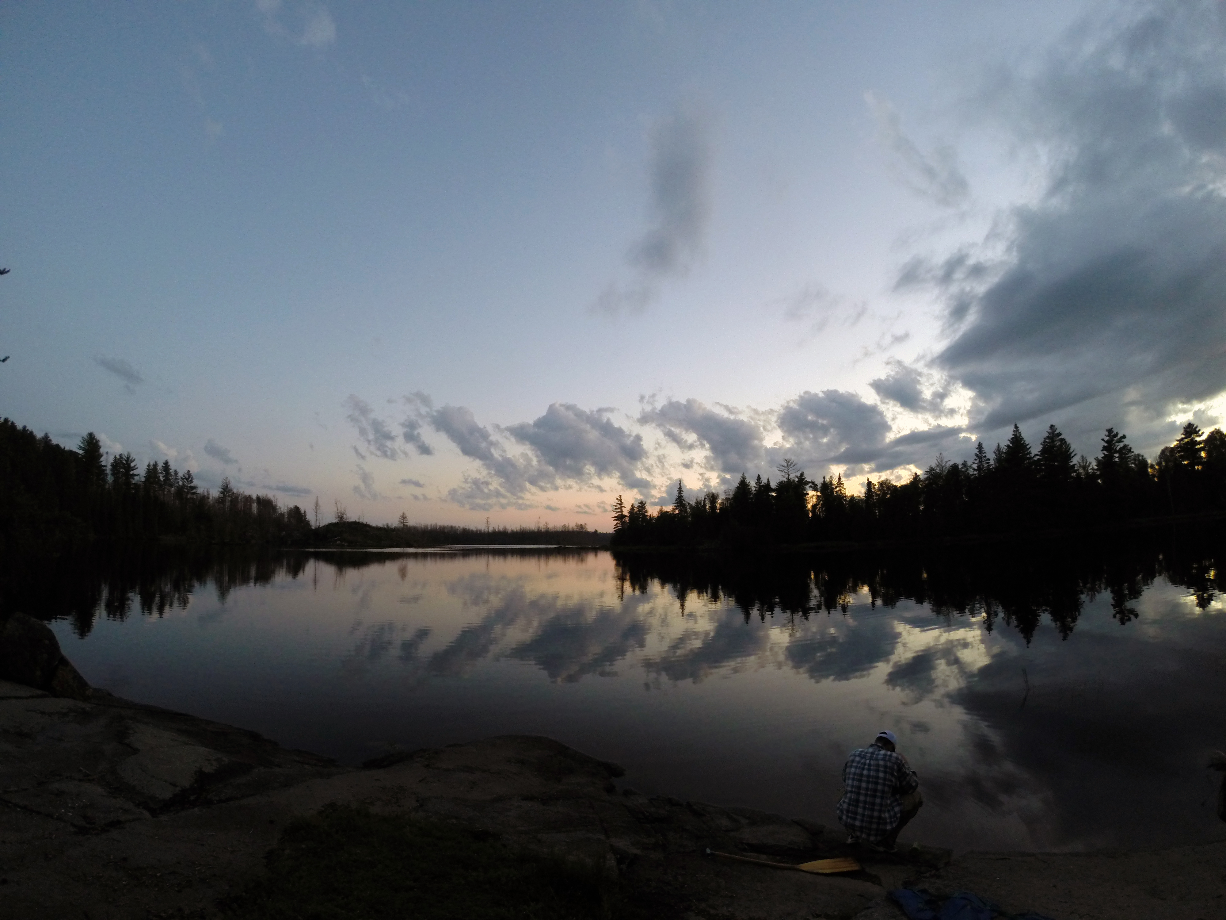 Camp on BWCA's Lake 2