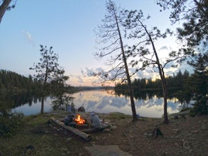 Camp on BWCA's Lake 2