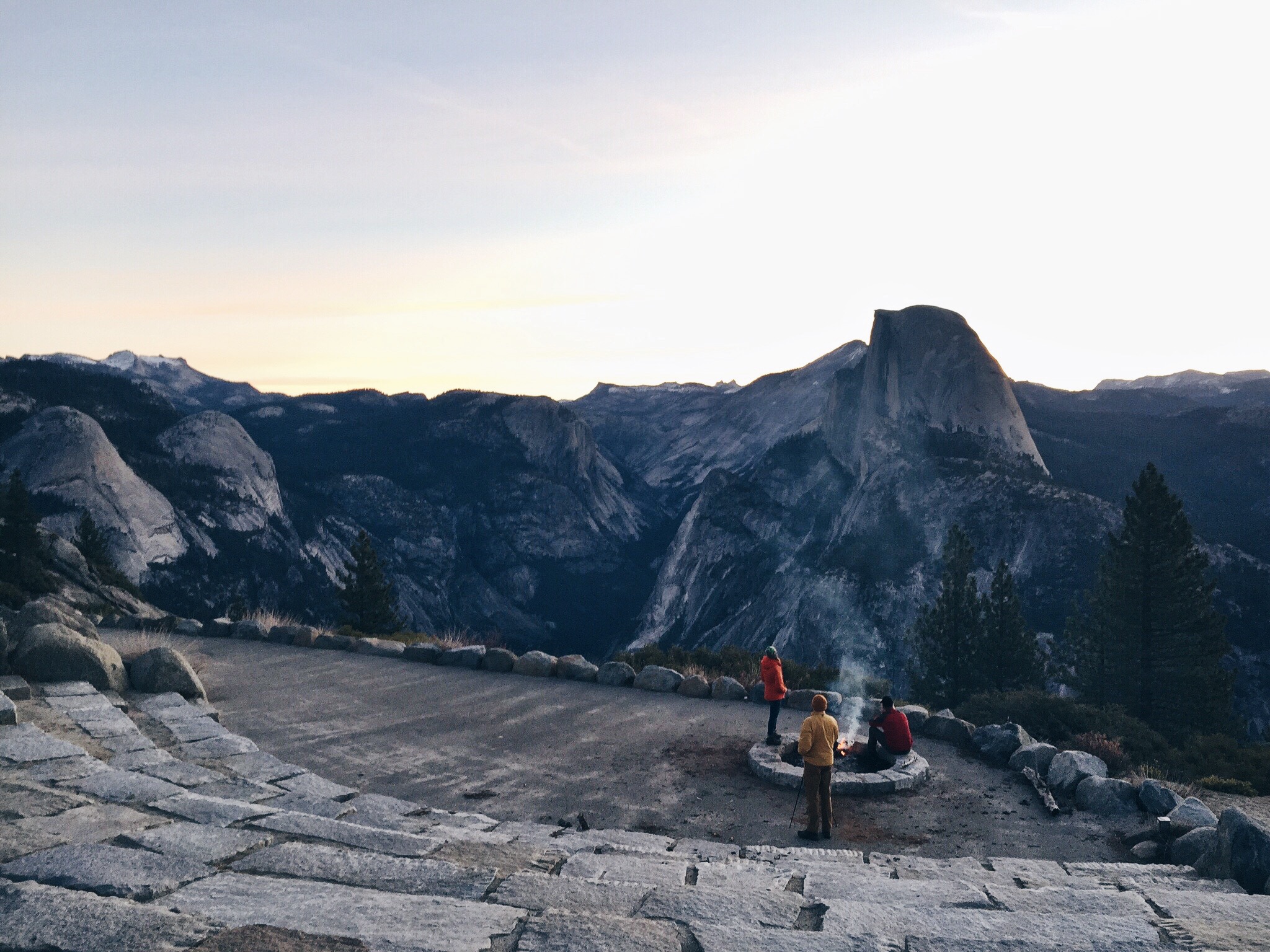 Camp at Glacier Point