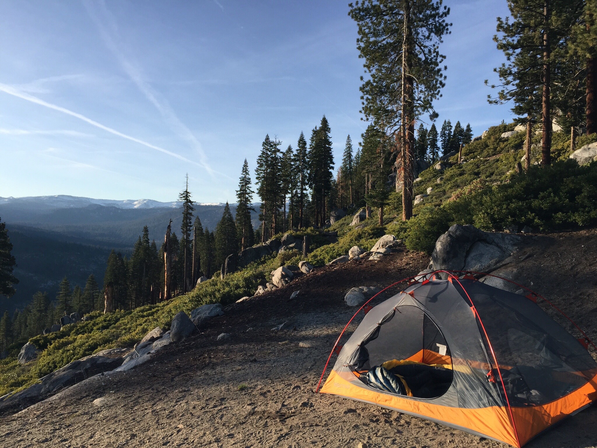 Camp at Glacier Point