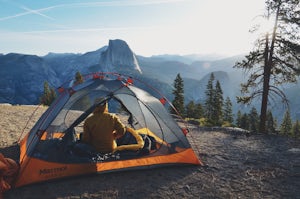 Camp at Glacier Point